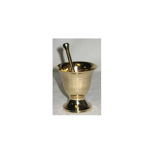 AzureGreen LMBS Mortar-pestle Brass Small