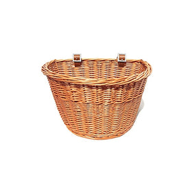 Colorbasket 01563 Adult Front Handlebar Wicker Bike Basket, Natural Color