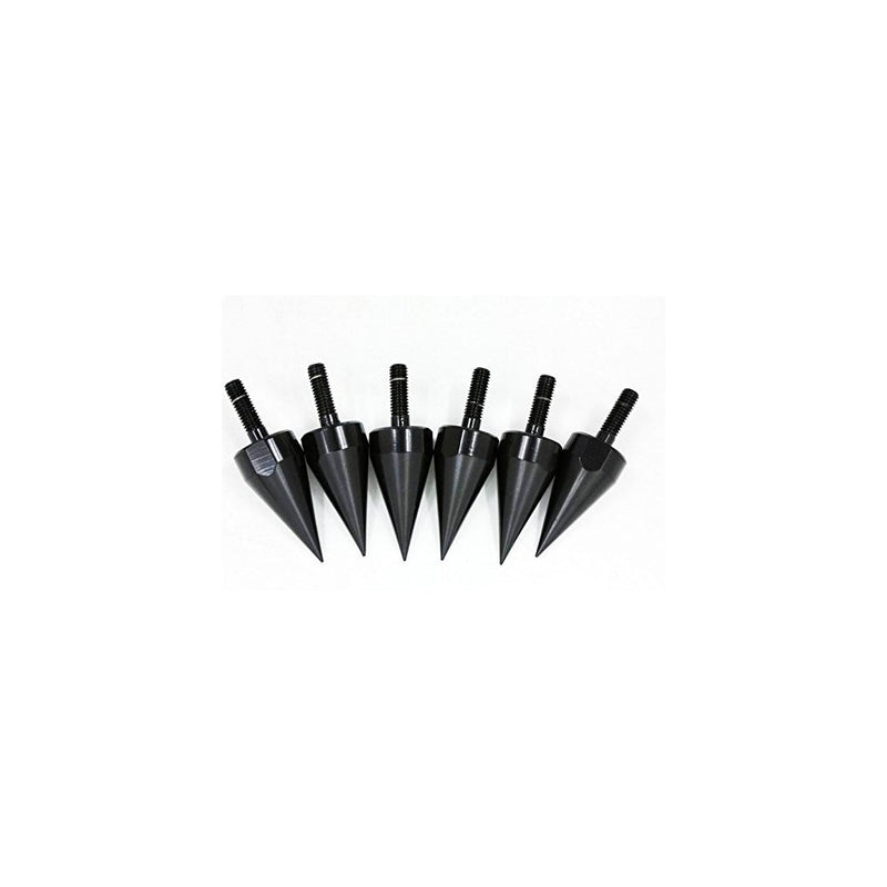 Universal Black Motorcycle Spike Bolts For Windscreen Fairings License Plate