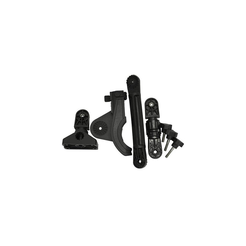 Baitcaster Rod Hldr W/0429& W/ 0241l,Blk Scotty 0388-Bk