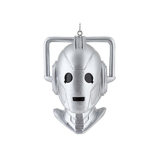 Doctor Who Cyberman Bust Blow Mold Christmas Ornament