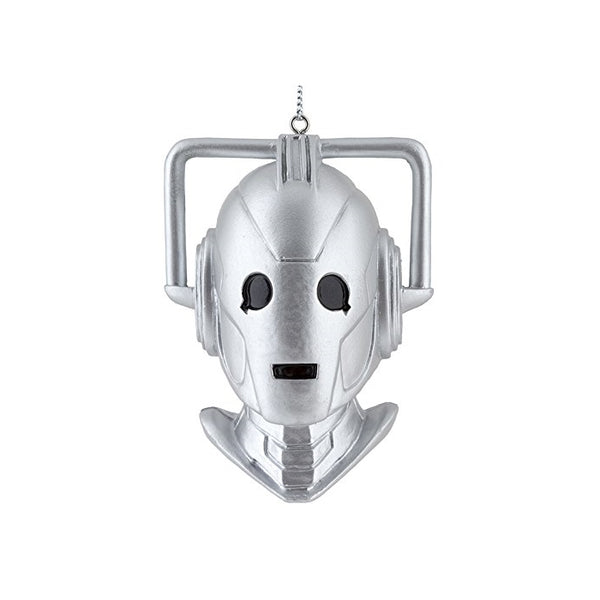 Doctor Who Cyberman Bust Blow Mold Christmas Ornament