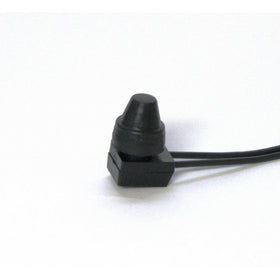 Chrome Glow 12V Waterproof Push-Button On-Off Switch with 12" Leads