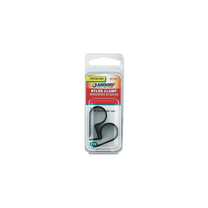 Clamp Nylon Blk 1/2x9/16