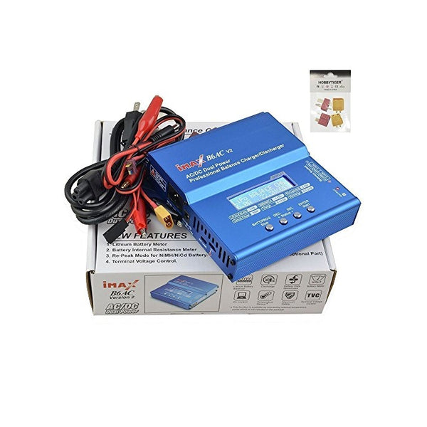 iMAX B6AC Version 2 Digital LiPo LiIon LiFe NiMH NiCd 2S 3S 4S 5S 6S RC Battery Balance Charger and Discharger with DC PC USB Port Temperature Port