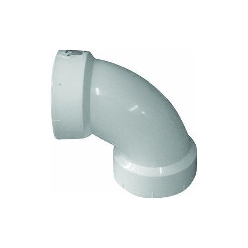 Genova Products 72860 90° Sanitary Elbow Pipe Fitting, 6"