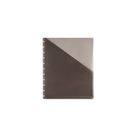 TUL Custom Note-Taking System Discbound Pocket Dividers, 8 1/2" x 11", Letter Size, Gray, Pack Of 2