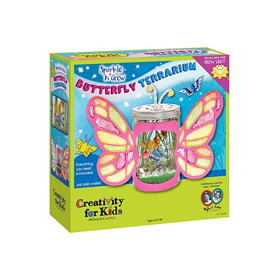 Creativity for Kids Sparkle N' Grow Butterfly Terrarium