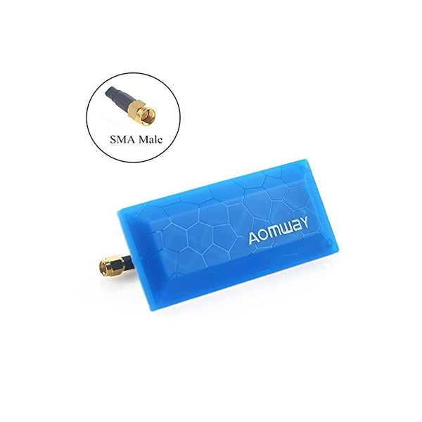 Crazepony Aomway 5.8G Panel Antenna Flat Antenna 13db SMA Male for FPV Multicopter