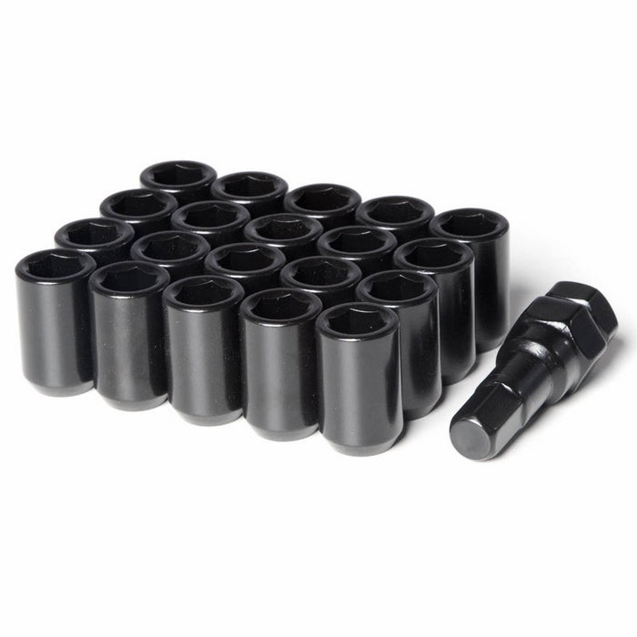 Circuit Performance Tuner Key Acorn Lug Nuts Black 12x1.25 Forged Steel (20pc Tool)