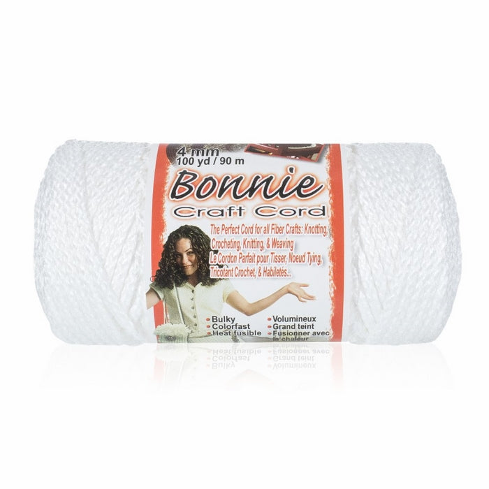 Craft County Bonnie Macramé Cord - 4mm - 100 yd Lengths - Various Colors