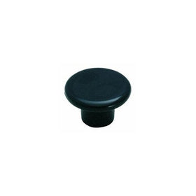 Amerock BP802PBK 1-1/4" Black Plastic Knob