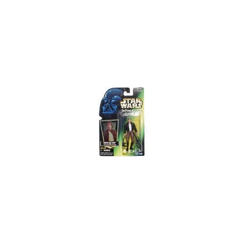 Star Wars, The Power of the Force Green Card, Bespin Han Solo Action Figure, 3.75 Inches