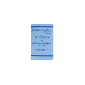 Swanson Tool P0110 Little Blue Book of Instructions for Roof and Stairway Layout