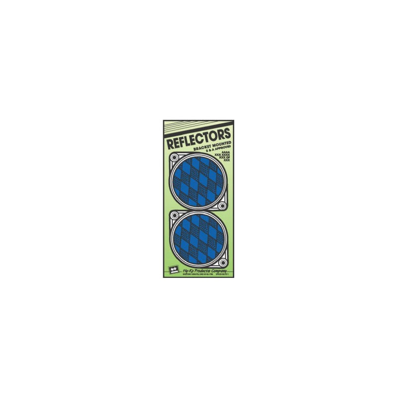 Hy-ko Prod Co #cdrf-3b 2pk 3-1/4"blu Reflector