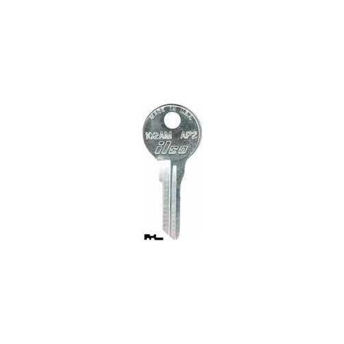 KABA ILCO AP2-102AM Key Blank used for Steelcase File Cabinet