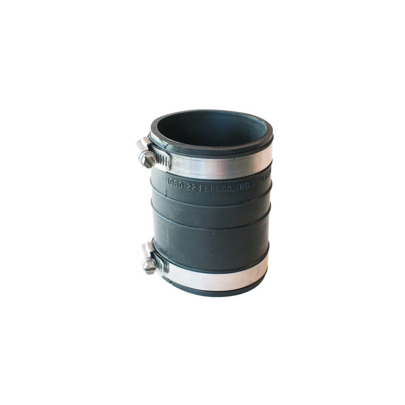 Fernco P1060-22 2-Inch by 2-Inch Rubber Flexible Socket Coupling Repair Fitting