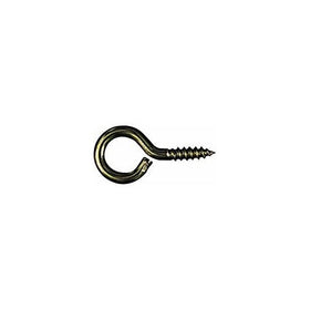 National Hardware N119-362 V2015 Screw Eyes - Solid Brass in Solid Brass, 3 pack