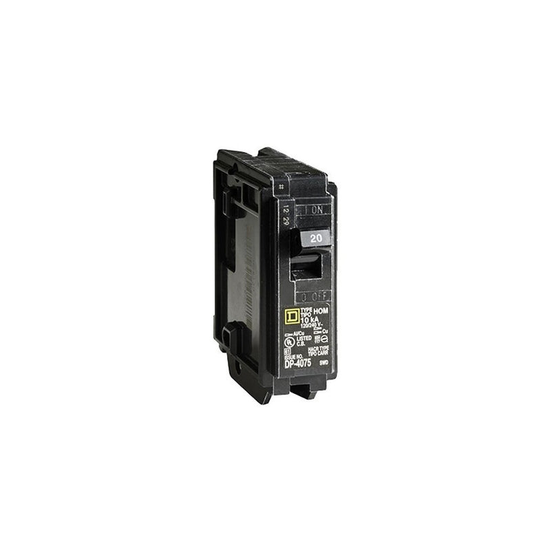 Square D by Schneider Electric HOM120CP Homeline 20 Amp Single-Pole Circuit Breaker