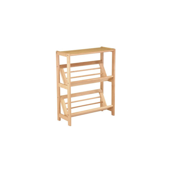 Winsome Wood 2-Tier Bookshelf, Natural