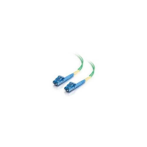 C2G/Cables to Go 33374 LC/LC Duplex 9/125 Single-Mode Fiber Patch Cable (10 Meters, Green)