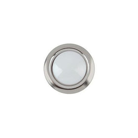Button Door N/Lt Wird Wht/Slvr