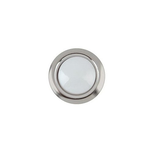 Button Door N/Lt Wird Wht/Slvr