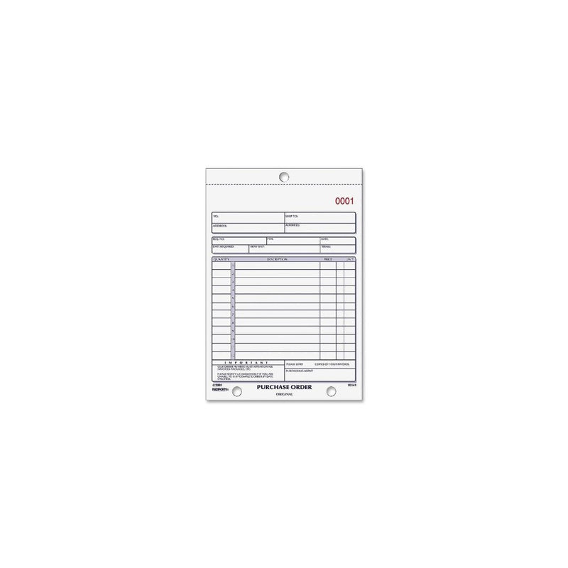 Rediform Purchase Order Book, 5.5 x 7.875 Inches, 50 Pages (1L140)
