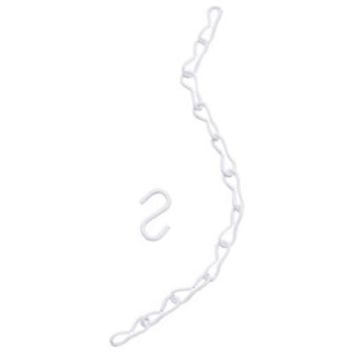 Panacea 86412 Replacement Flower Pot Chain, White, 18-Inch.