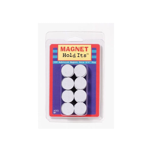 Adhesive Magnet Dots - Includes 100 Magnetic Adhesive Backed Dots