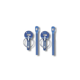 Sparco 01606AA Blue Hood Pin - Set of 2