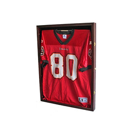 Ultra Clear PRO UV Basketball, Football, Hockey Jersey Frame Display Case, LOCKABLE, (JC01-MA)