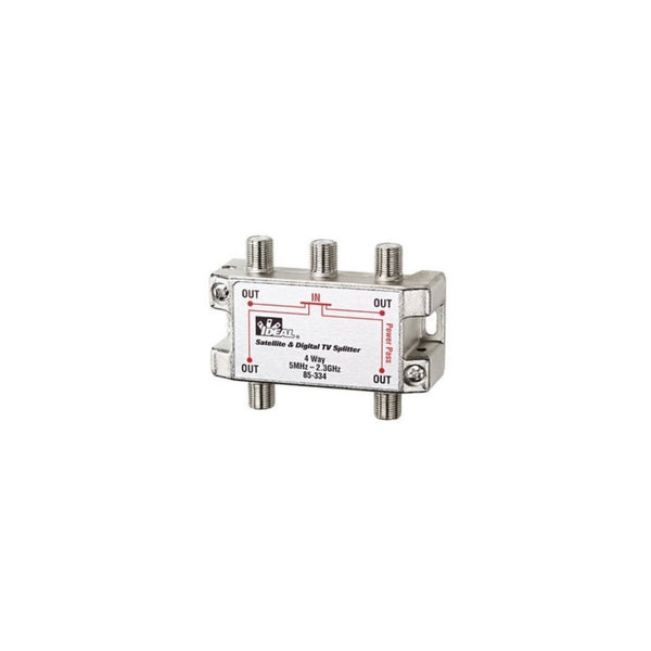 Ideal 85-334 4-Way Digital Cable Splitter, 2 GHz