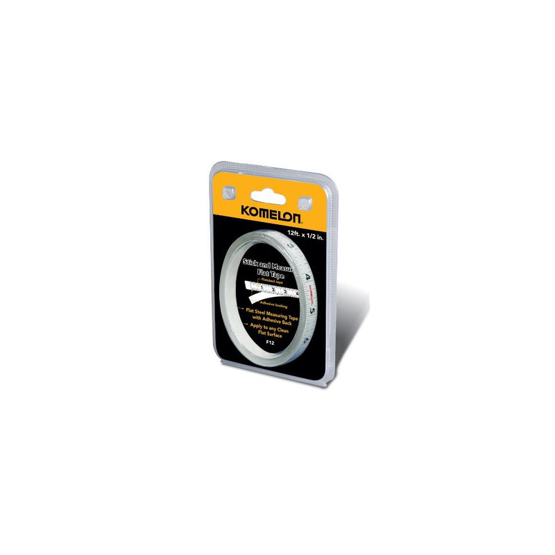 Komelon F12 12-Foot Stick and Measure Flat Tape Measure