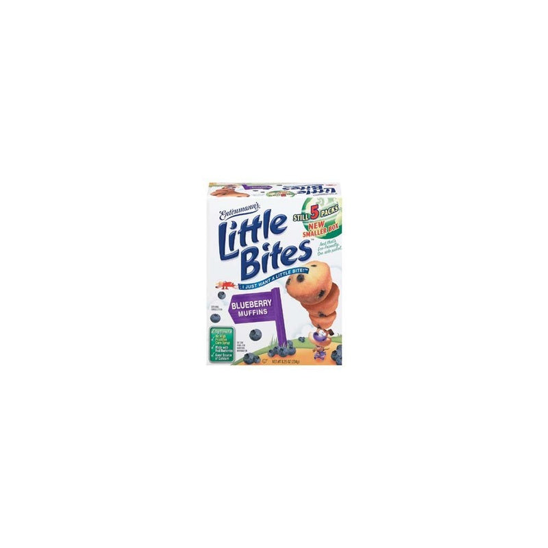 Entenmann's Little Bites 5 ct Blueberry Muffins 8.25 oz (Pack of 6)