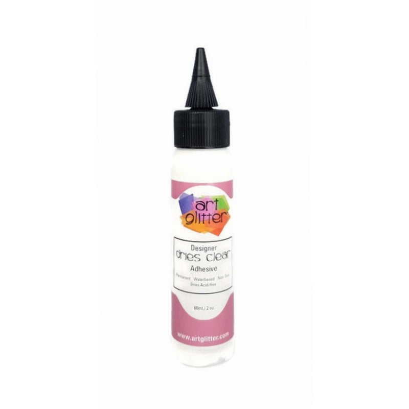 Art Institute Glitter DDCA Designer Dries Clear Adhesive, 2-Ounce