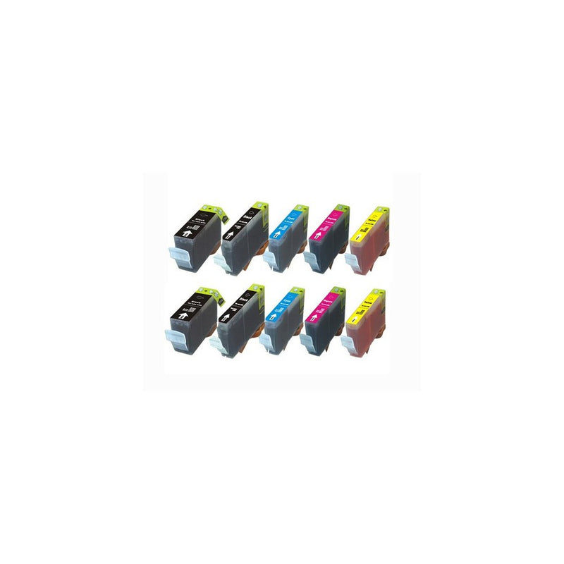 10 (2 each) Pack Non-OEM Ink for PGI-225 CLI-226 Pixma ip4820 iP4920 MG5120 MG5220