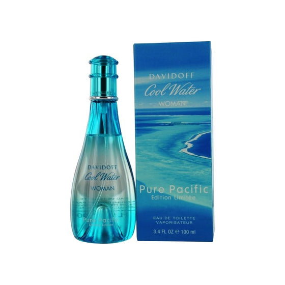 Davidoff Cool Water Pure Pacific Eau de Toilette Spray, 3.4 Ounce