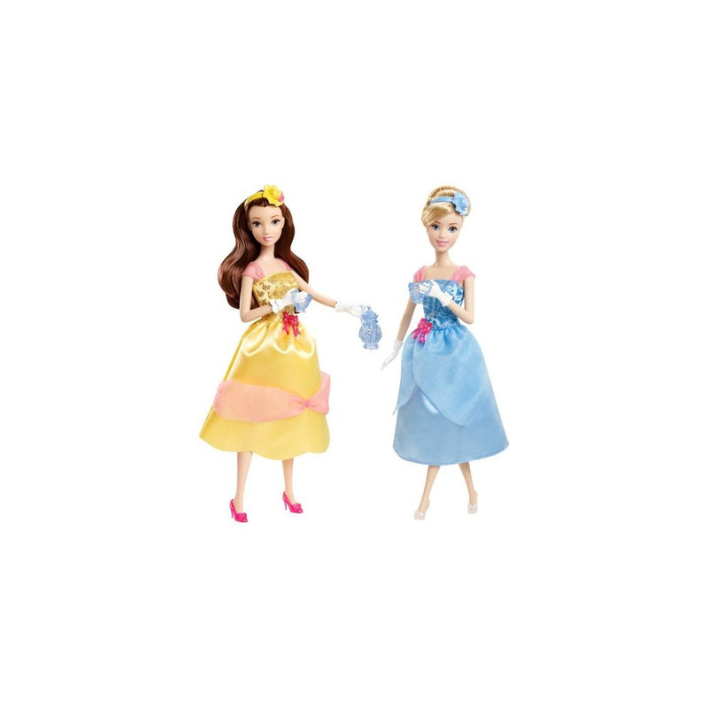 Disney Princess Tea Time Belle and Cinderella Doll Giftset