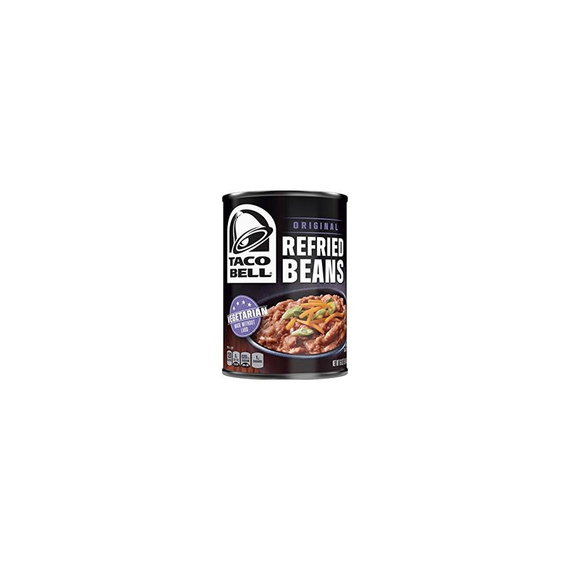 Taco Bell Refried Beans Can, Original, 16 Ounce (Pack of 12)