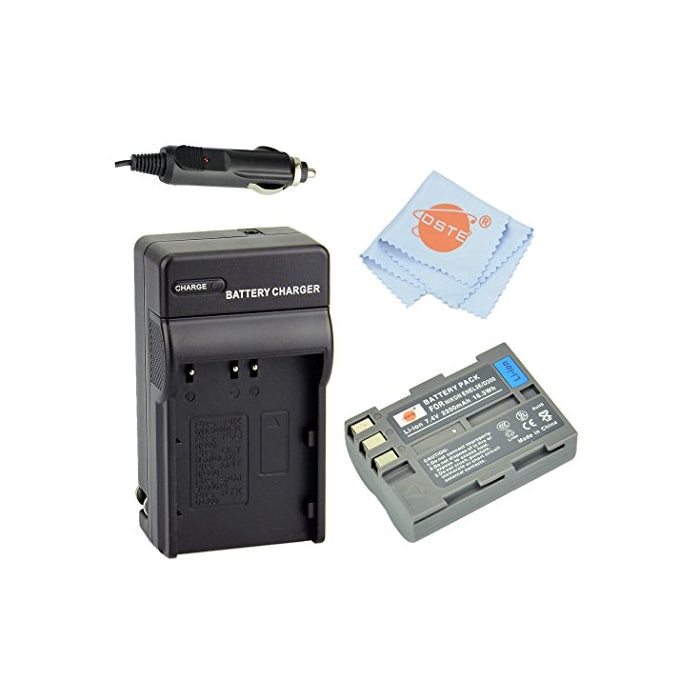 DSTE Kit EN-EL3e Rechargeable Li-ion Battery Charger DC11 for Nikon D30, D50, D70, D70S, D90, D80, D100, D200, D300, D300S, D700