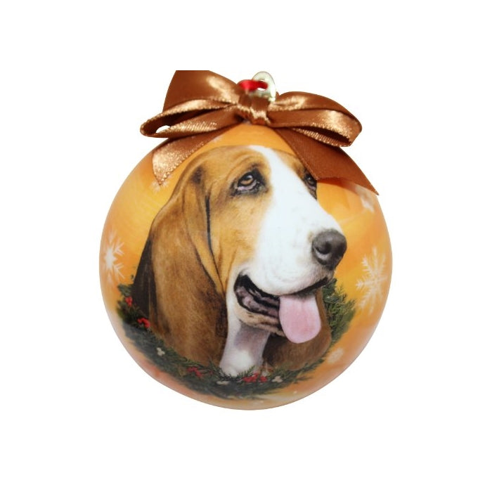 Basset Hound Christmas Ornament Shatter Proof Ball Easy To Personalize A Perfect Gift For Basset Hound Lovers