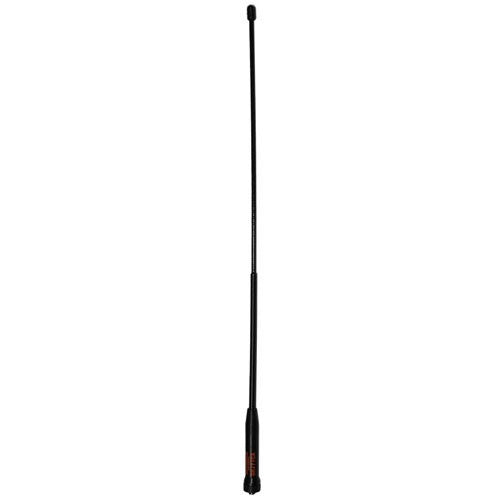 Diamond (Original) SRJ77CA 144/440 MHz. Dual-Band High Gain Handheld Antenna Rx: 120900 MHz. (Gain: 440 Mhz. 2.15 dBi, Max Power: 10 Watts, Length: 15") Reverse SMA