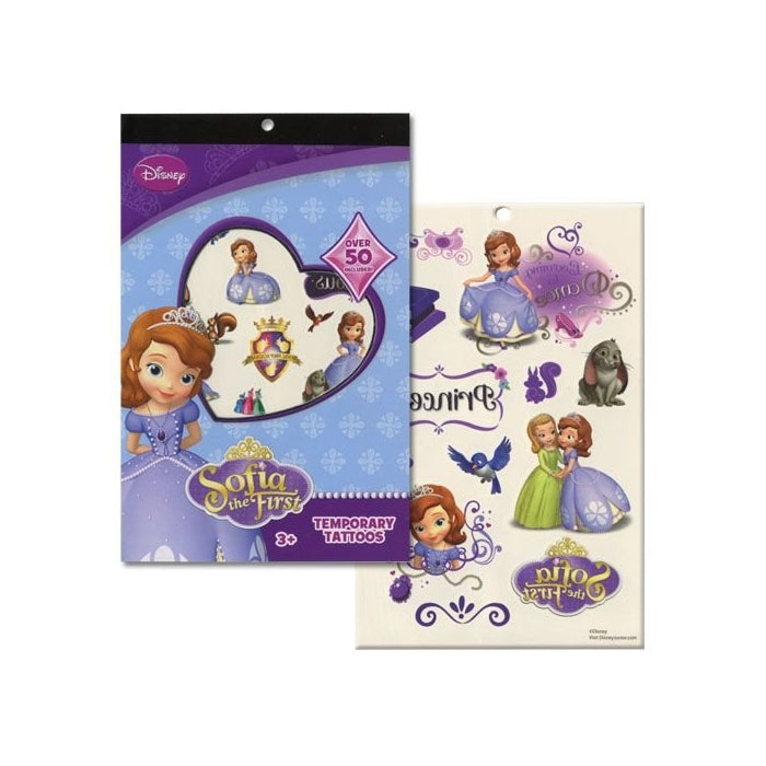 Disneys Temporary Tattoo Book Party Accessory (Sofia The First)