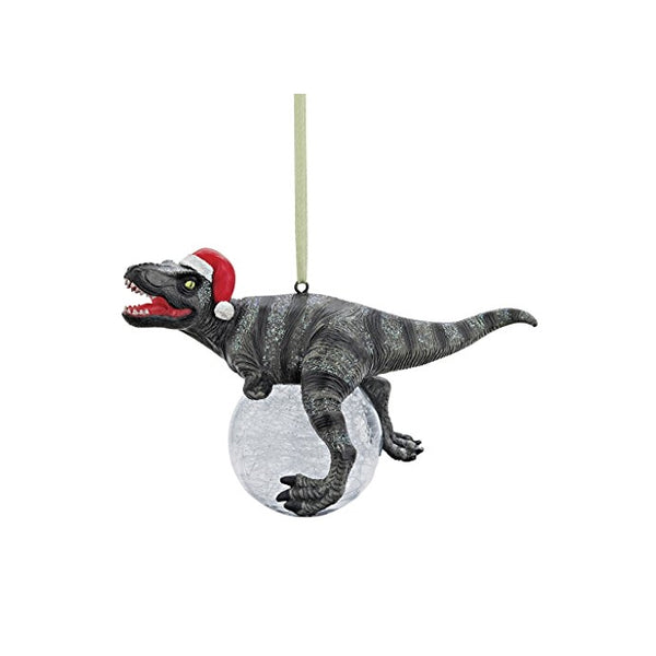 Design Toscano Blitzer The T-Rex Holiday Ornament