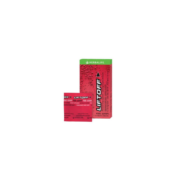 Herbalife Liftoff-Energy Drink, Pomegranate-Berry Burst, 10 tablets