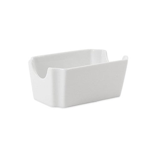 White Porcelain Sugar Packet Holder