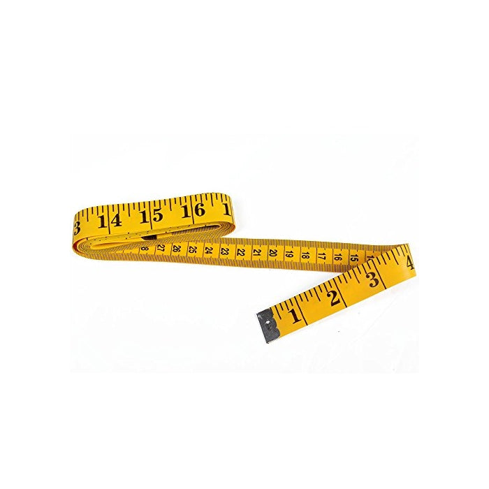 Dxg 120 Inches Soft Tape Measure for Sewing Tailor Cloth Ruler (Yellow)