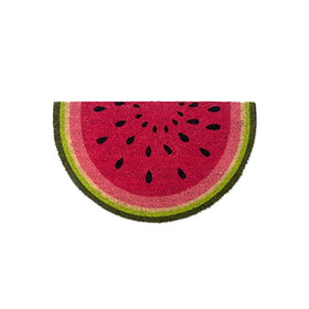 DII Indoor/Outdoor Natural Coir Easy Clean Rubber Non Slip Backing Entry Way Doormat For Patio, Front Door, All Weather Exterior Doors, 18 x 30" - Watermelon