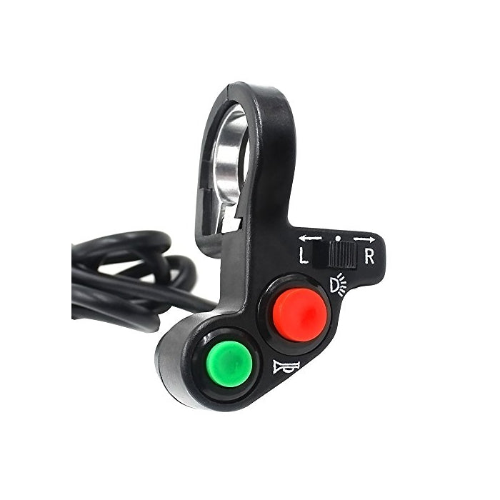 E-Bro 7/8" Multi-function Motorcycle Offroad Horn Turn Signal On/Off Light Switch